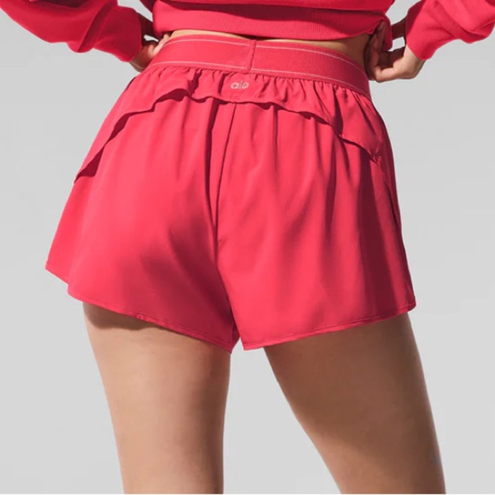 Alo Candy Red Match Point Short - Picture 5 of 5
